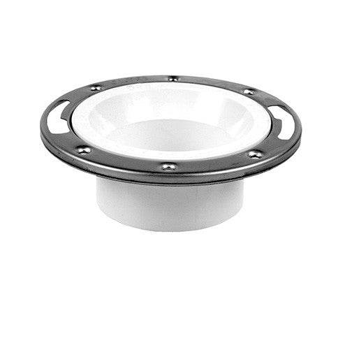 City Supply, 4" x 3" Reg Closet Flange with Metal D812-422