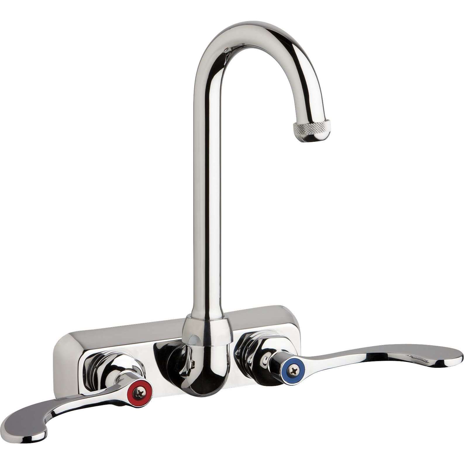 Chicago Faucets, Chicago Faucets 4'' Wall Workboard Faucet W4W-GN1AE1-317ABCP