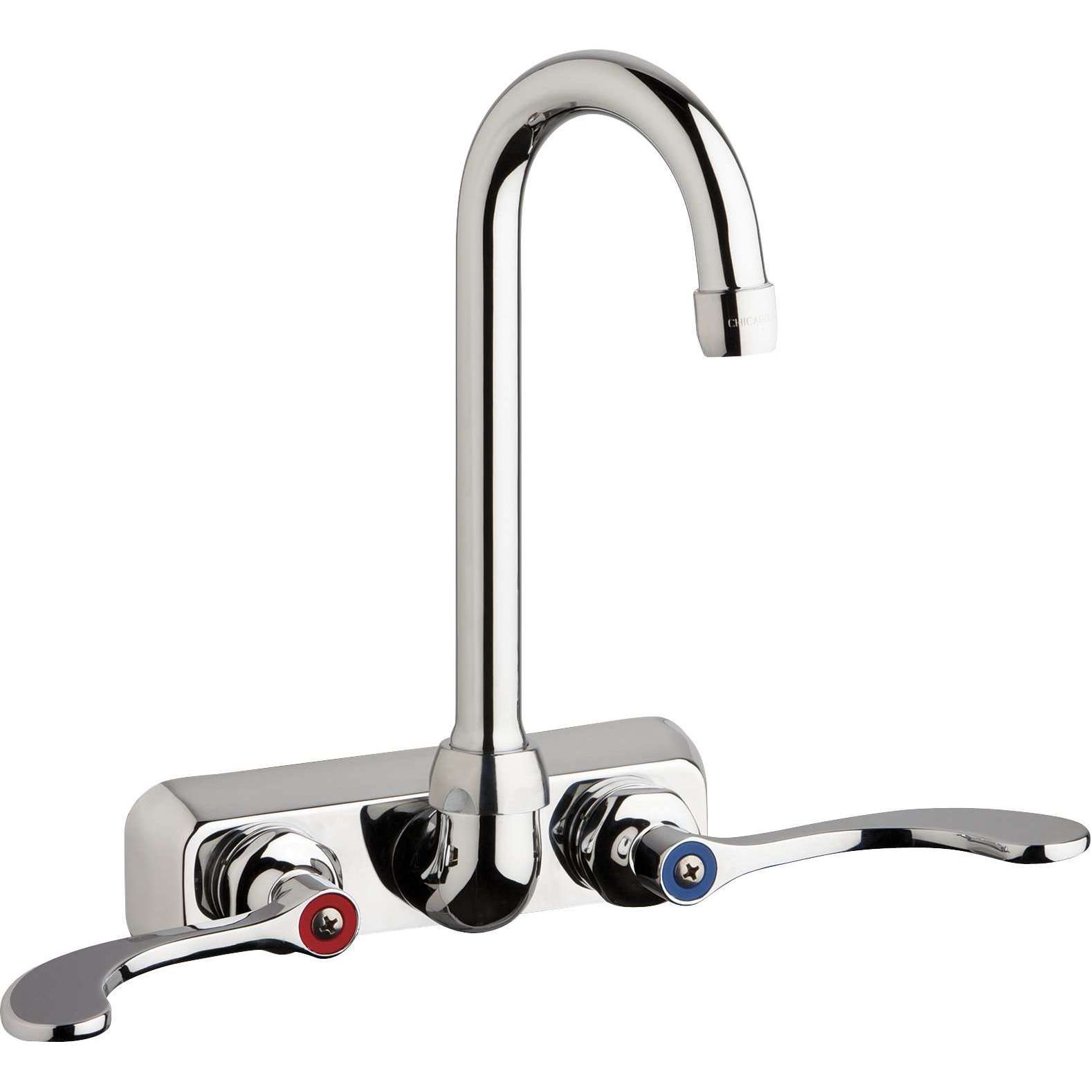 Chicago Faucets, Chicago Faucets 4'' Wall Workboard Faucet W4W-GN1AE35-317AB