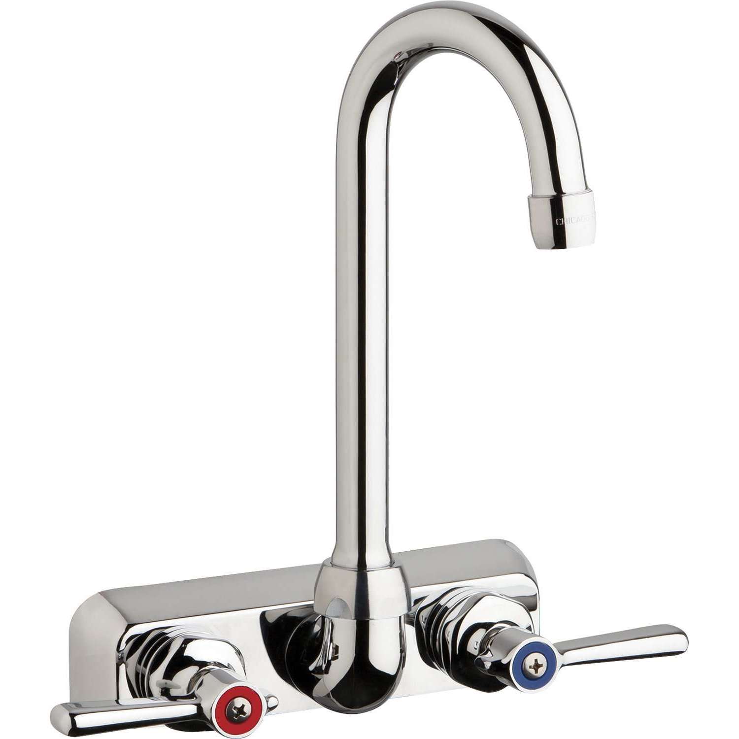 Chicago Faucets, Chicago Faucets 4'' Wall Workboard Faucet W4W-GN1AE35-369AB