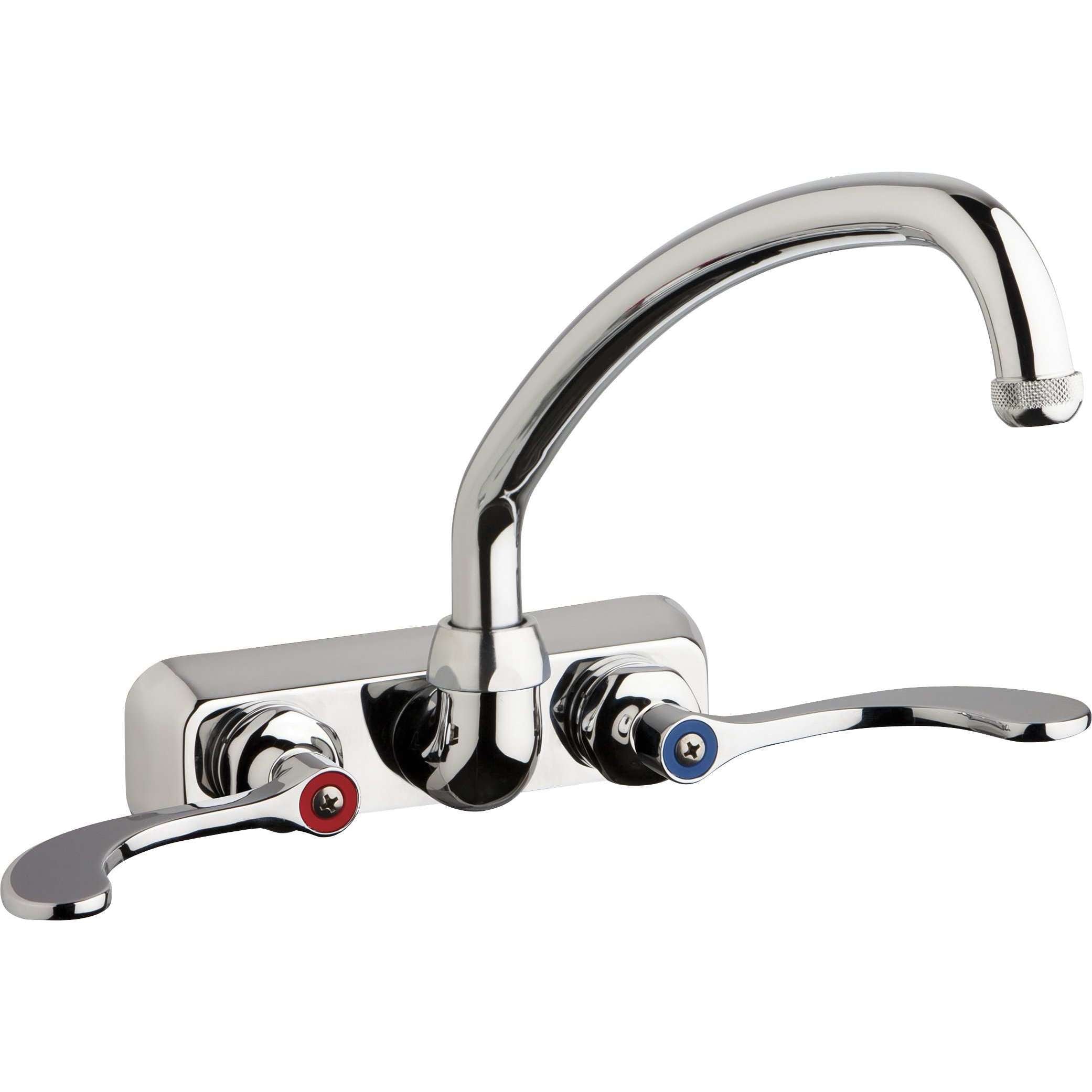 Chicago Faucets, Chicago Faucets 4'' Wall Workboard Faucet W4W-L9E1-317ABCP