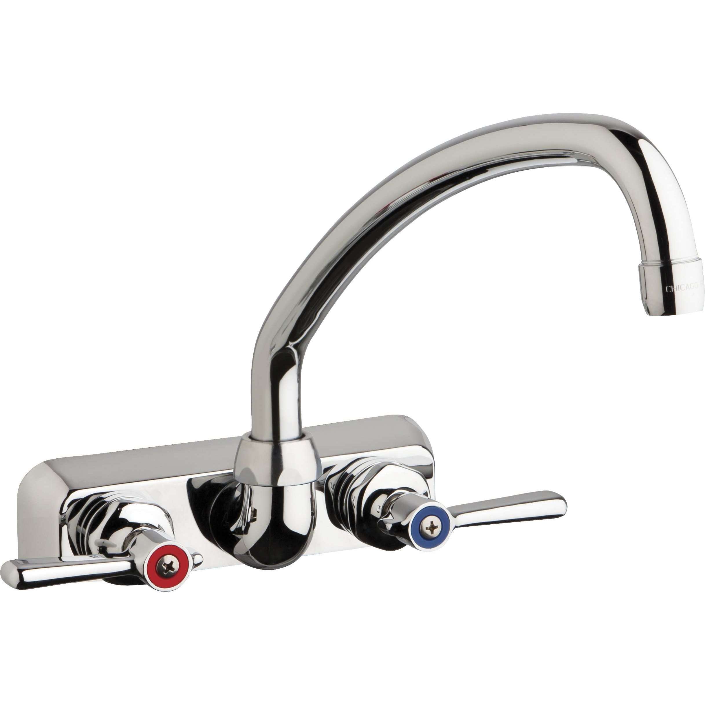 Chicago Faucets, Chicago Faucets 4'' Wall Workboard Faucet W4W-L9E35-369ABCP