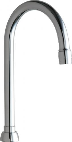 Chicago Faucets, Chicago Faucets 5-1/4" Rigid/Swing Gooseneck Spout GN2AE3JKABCP