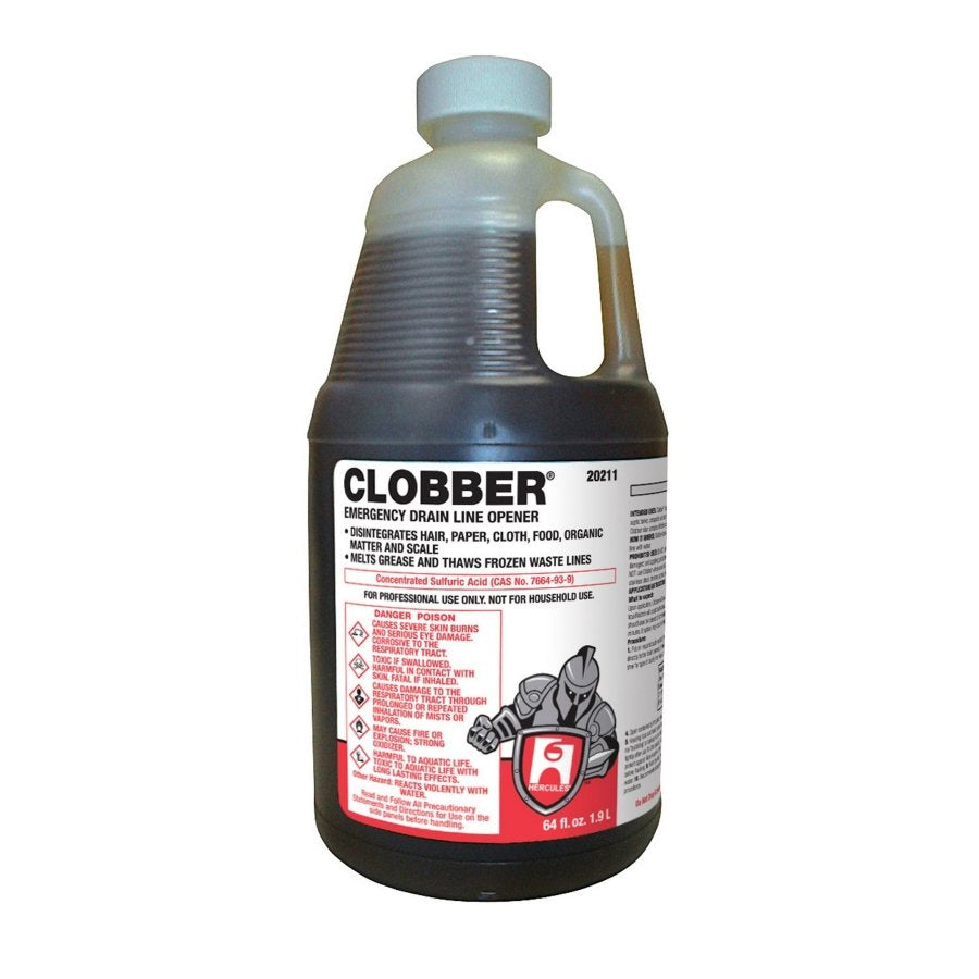 Oatey, Clobber Drain and Waste System Cleaner 1/2 Gallon