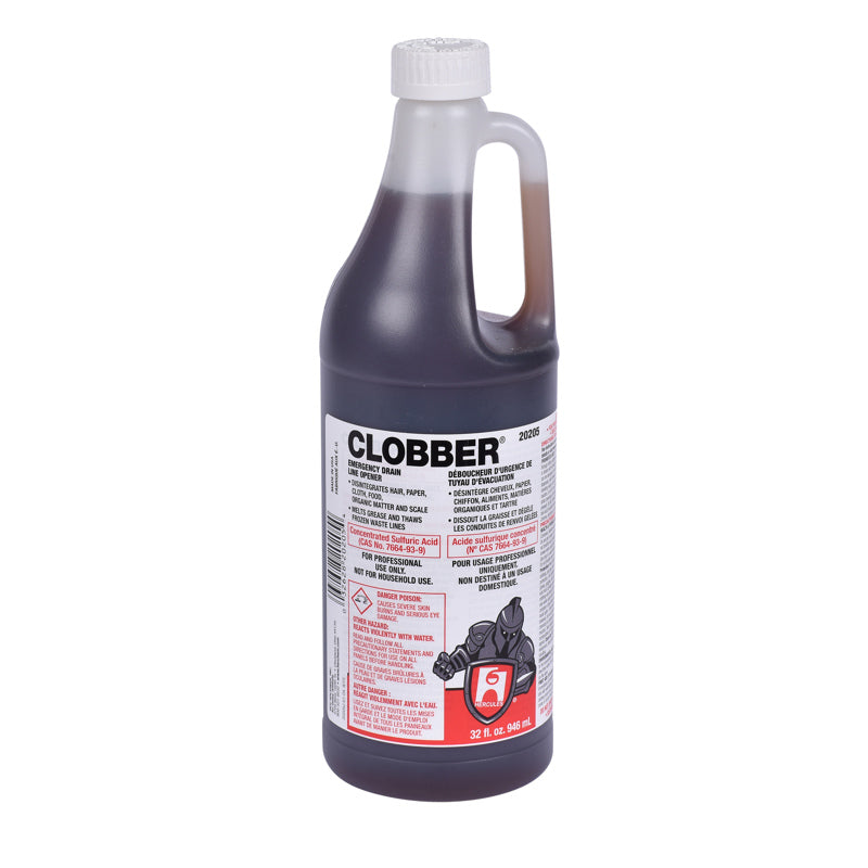 Oatey, Clobber Drain and Waste System Cleaner 32 Oz