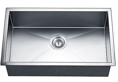 Dawn Kitchen & Bath Products, 30" Single Bowl Dual Mount 18 Gauge Stainless Steel Kitchen Sink