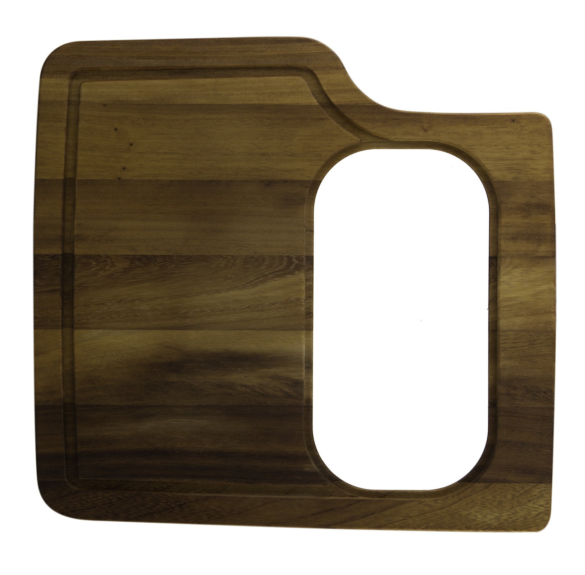 ALFI, Ab50Wcb Rectangular Wood Cutting Board With Hole For Ab3520Di