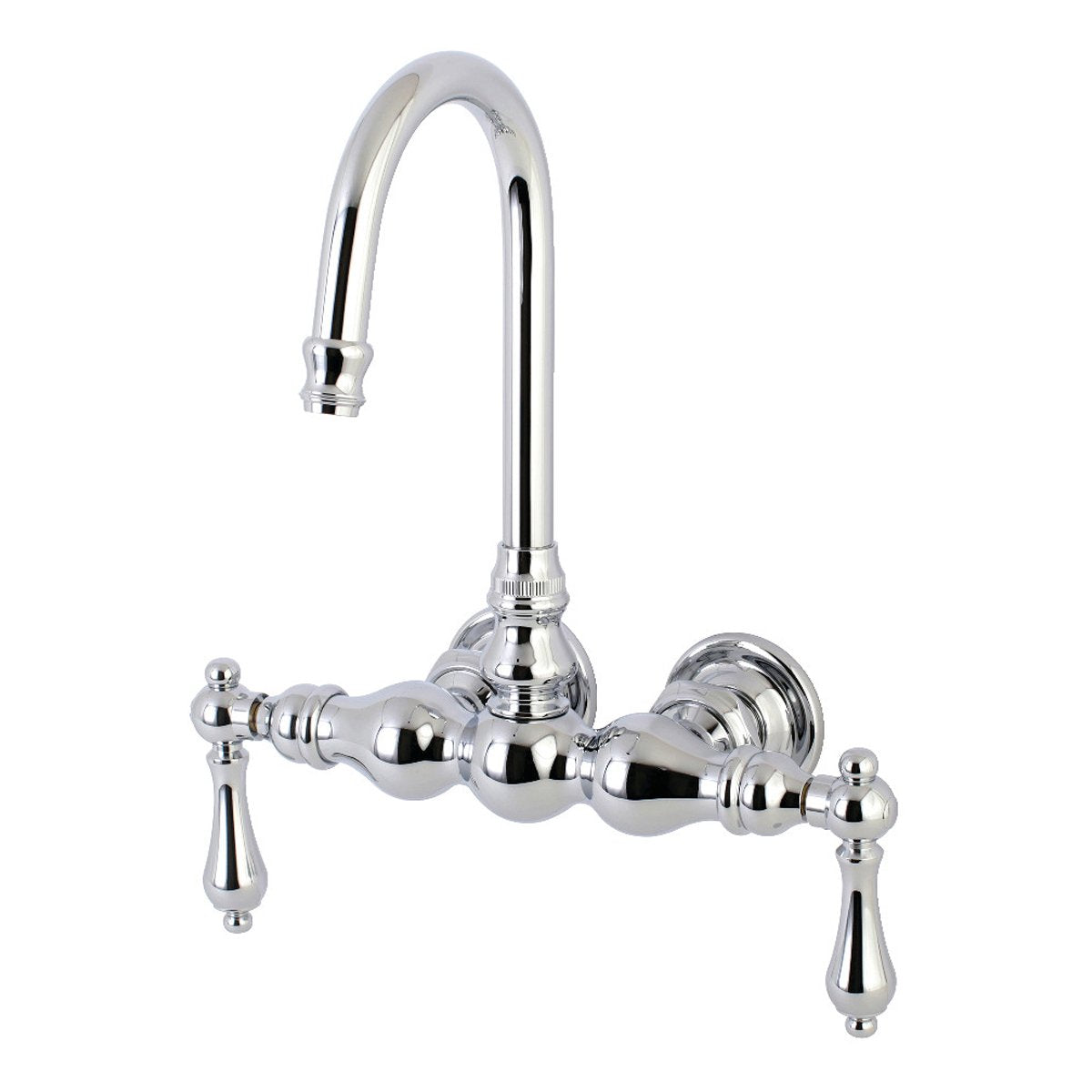 Kingston Brass, Aqua Vintage AE1TX-P Vintage 3-3/8-Inch Wall Mount Tub Faucet