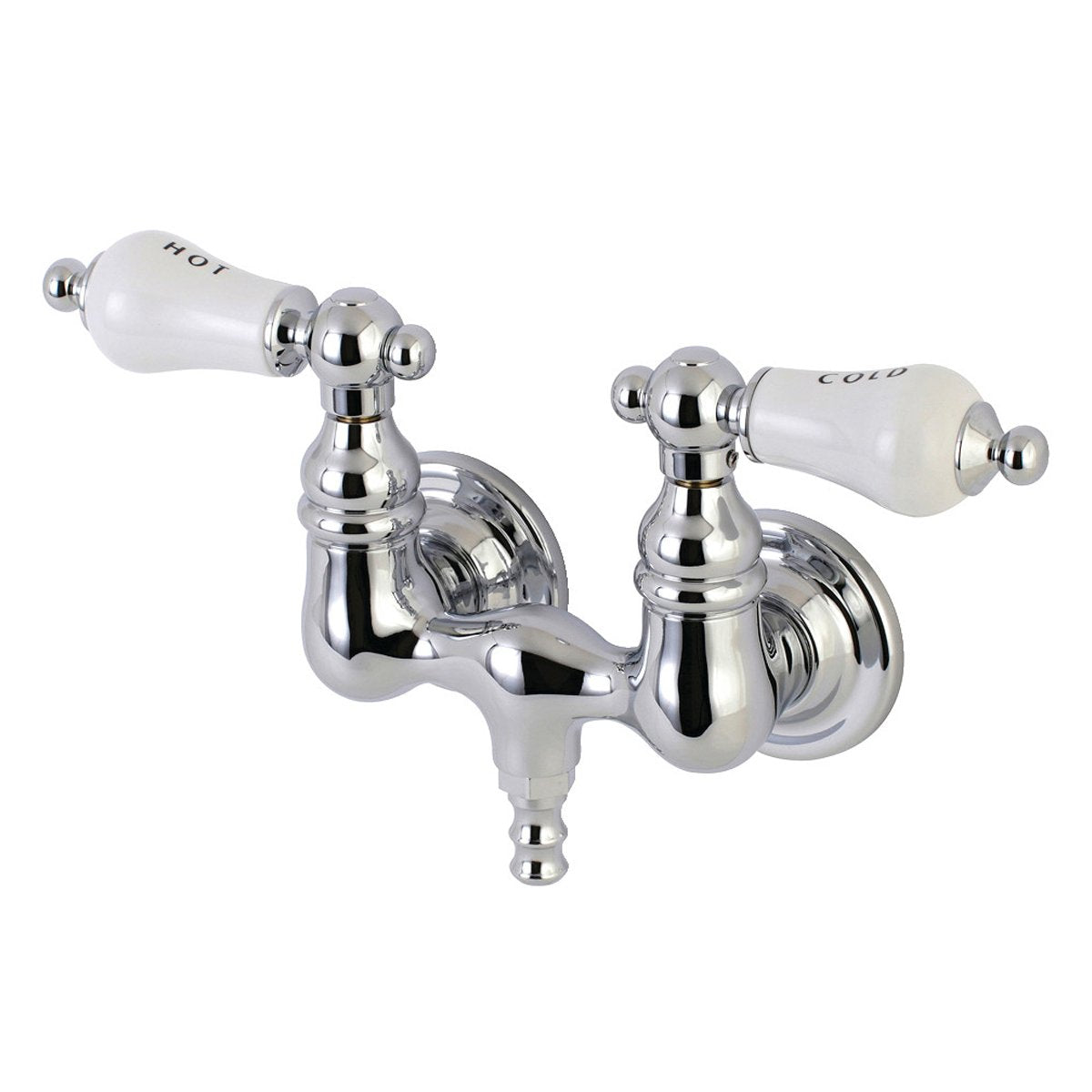 Kingston Brass, Aqua Vintage AE33TX-P Vintage 3-3/8-Inch Wall Mount Tub Faucet