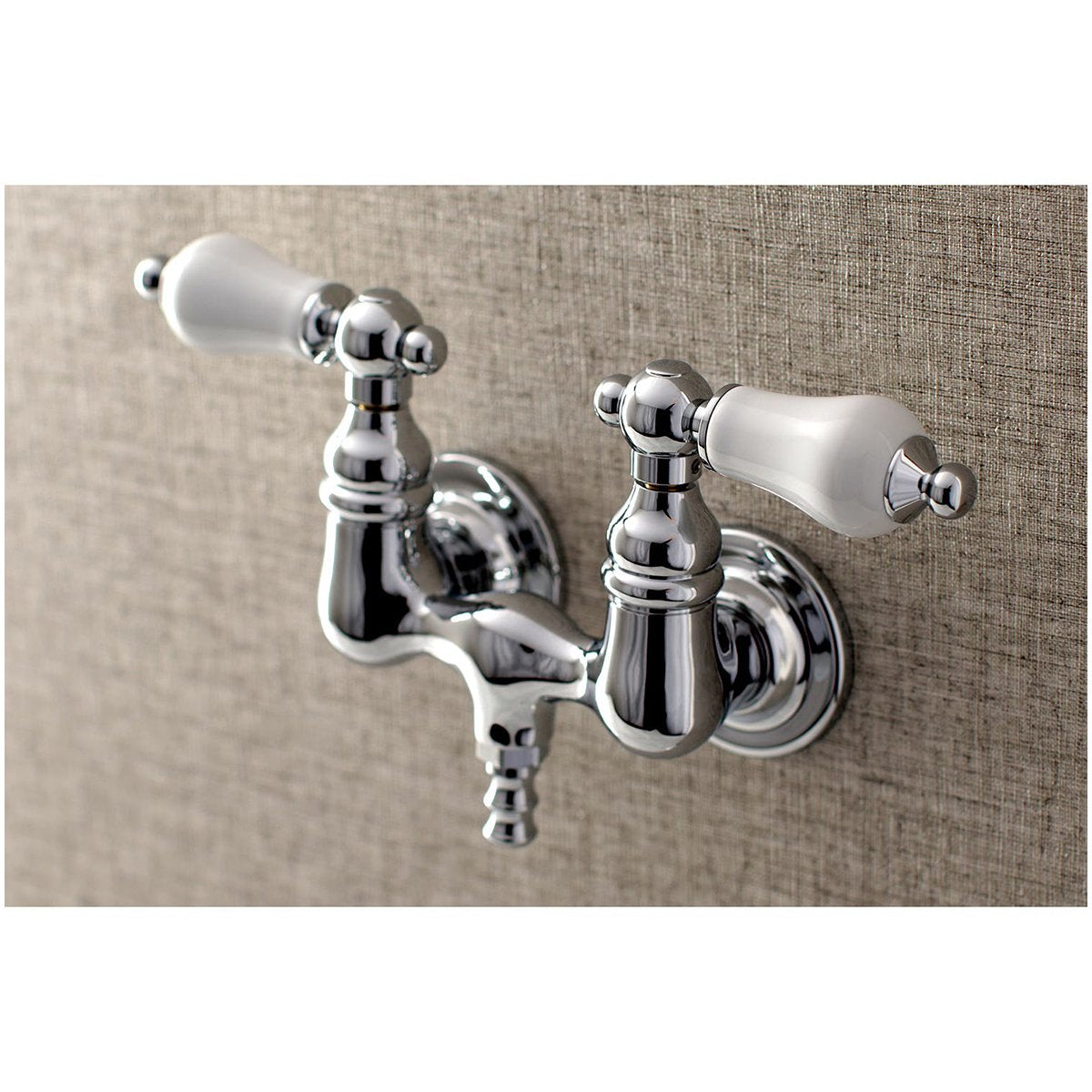 Kingston Brass, Aqua Vintage AE35TX-P Vintage 3-3/8-Inch Wall Mount Tub Faucet