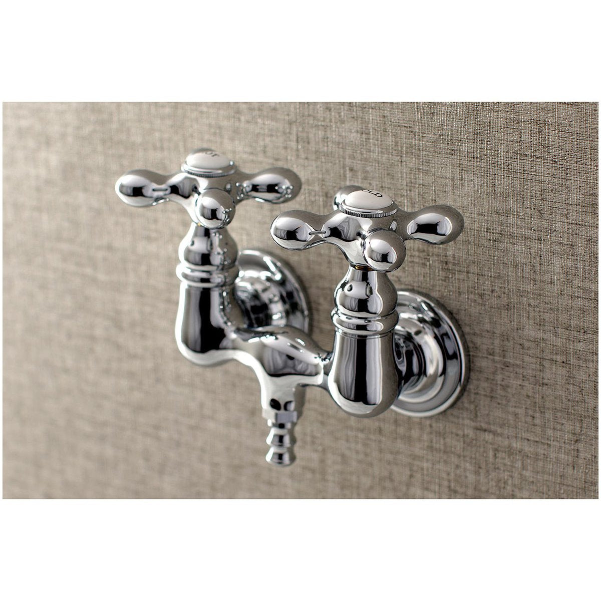 Kingston Brass, Aqua Vintage AE37TX-P Vintage 3-3/8-Inch Wall Mount Tub Faucet