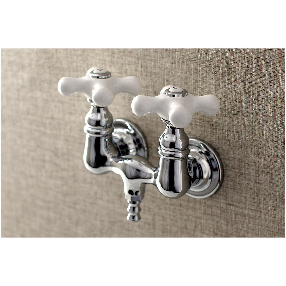 Kingston Brass, Aqua Vintage AE39TX-P Vintage 3-3/8-Inch Wall Mount Tub Faucet