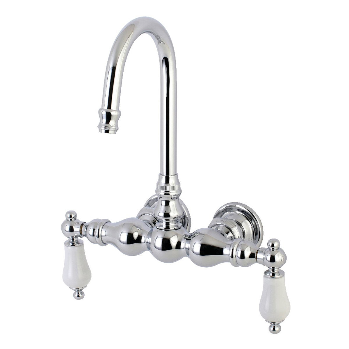 Kingston Brass, Aqua Vintage AE5TX-P Vintage 3-3/8-Inch Wall Mount Tub Faucet