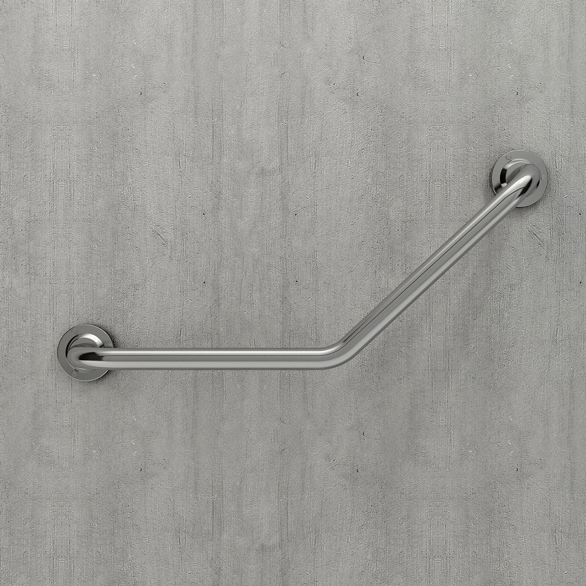 Bocchi, Bocchi 135 Degree Angled Grab Bar in Stainless Steel