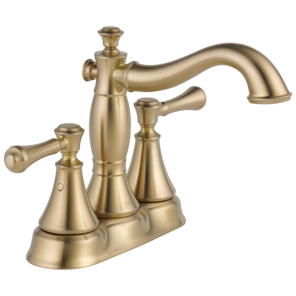 Delta, Delta Cassidy Two Handle Centerset Bathroom Faucet with Metal Pop-Up