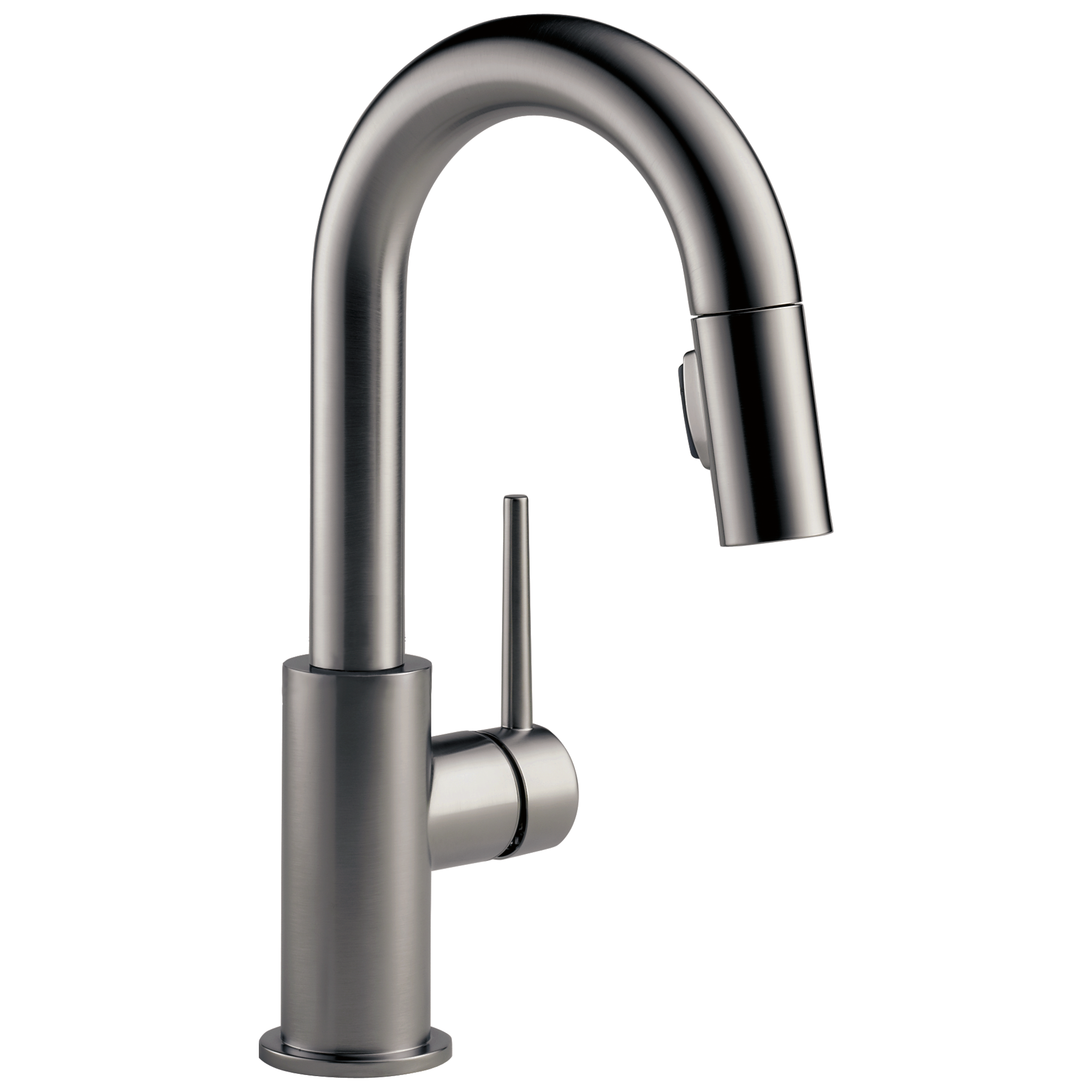 Delta, Delta Trinsic Single Handle Pull-Down Bar/Prep Kitchen Limited Swivel