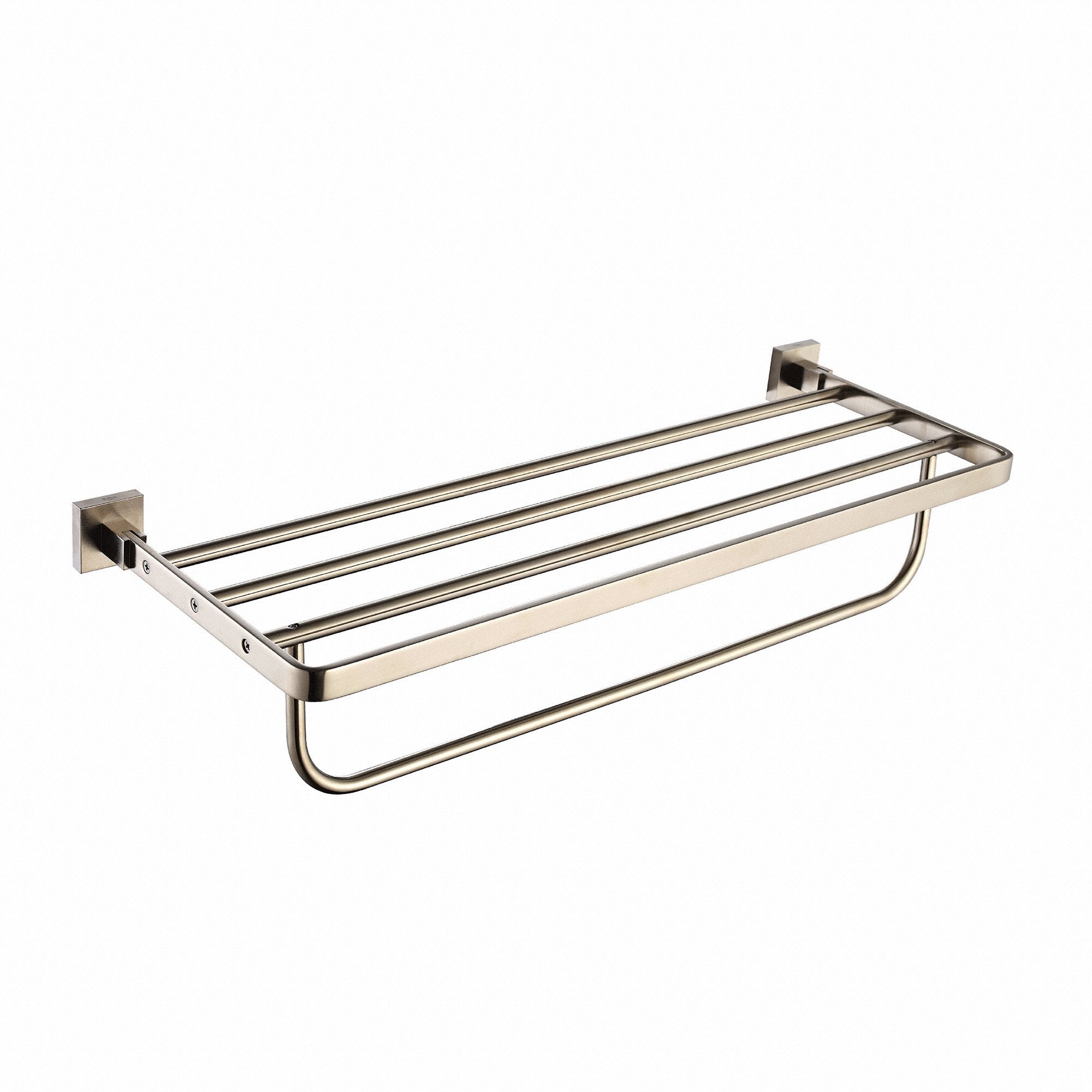 KRAUS, KRAUS Aura Bathroom Accessories - Bath Towel Rack with Towel Bar