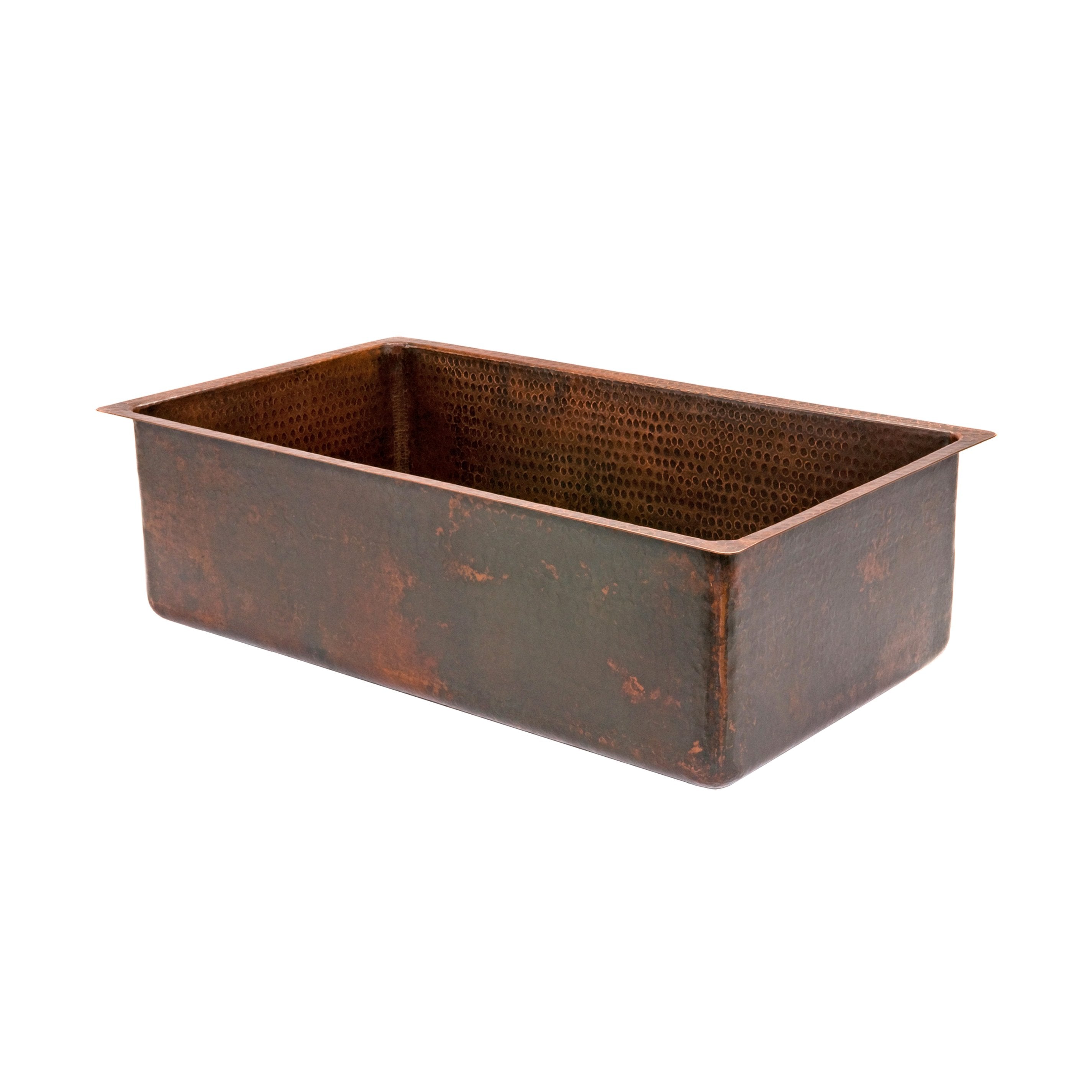 Premier Copper Products, Premier Copper Products 30" Hammered Copper Kitchen Single Basin Sink